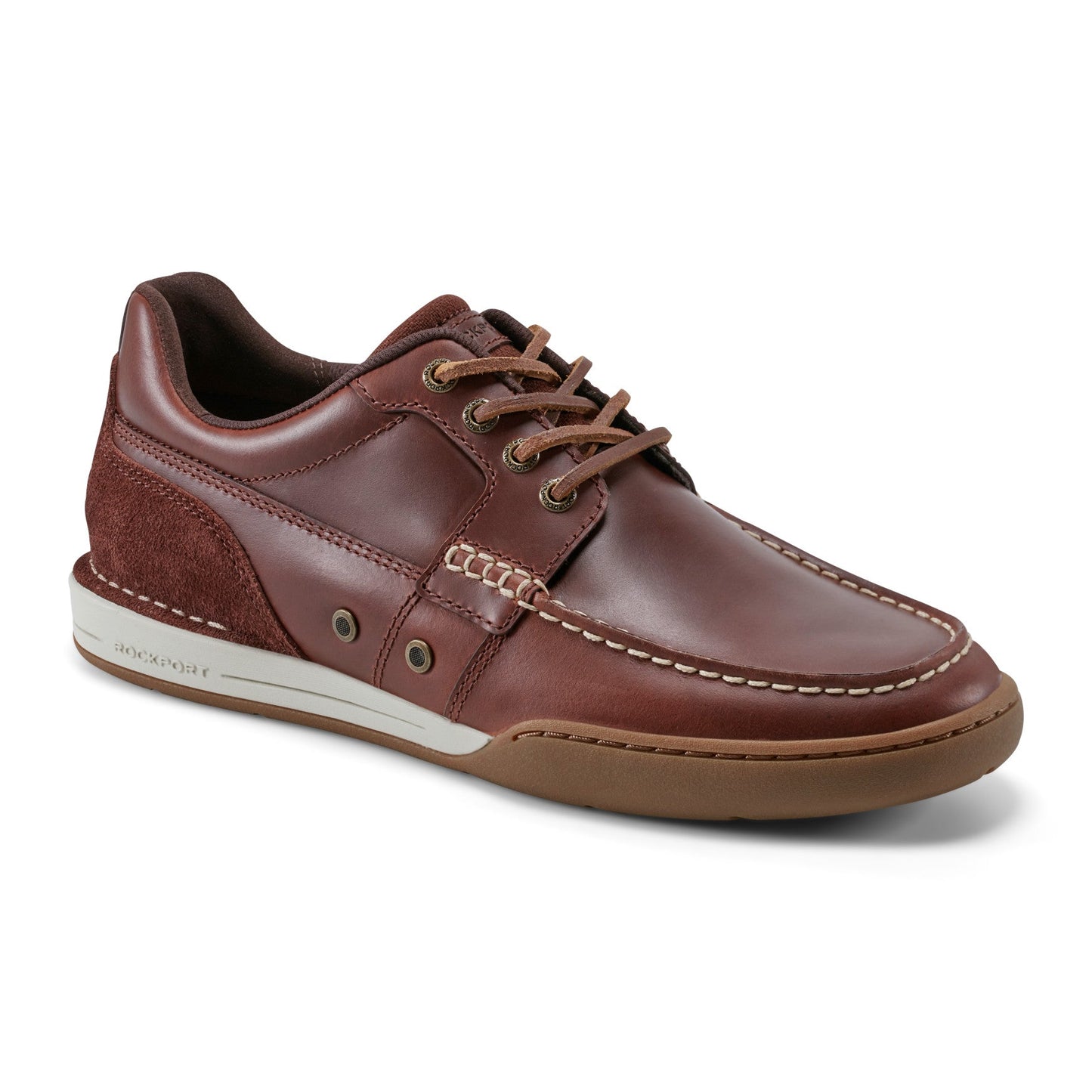 Rockport Wentworth Round Toe Casual Flat Boat Shoe