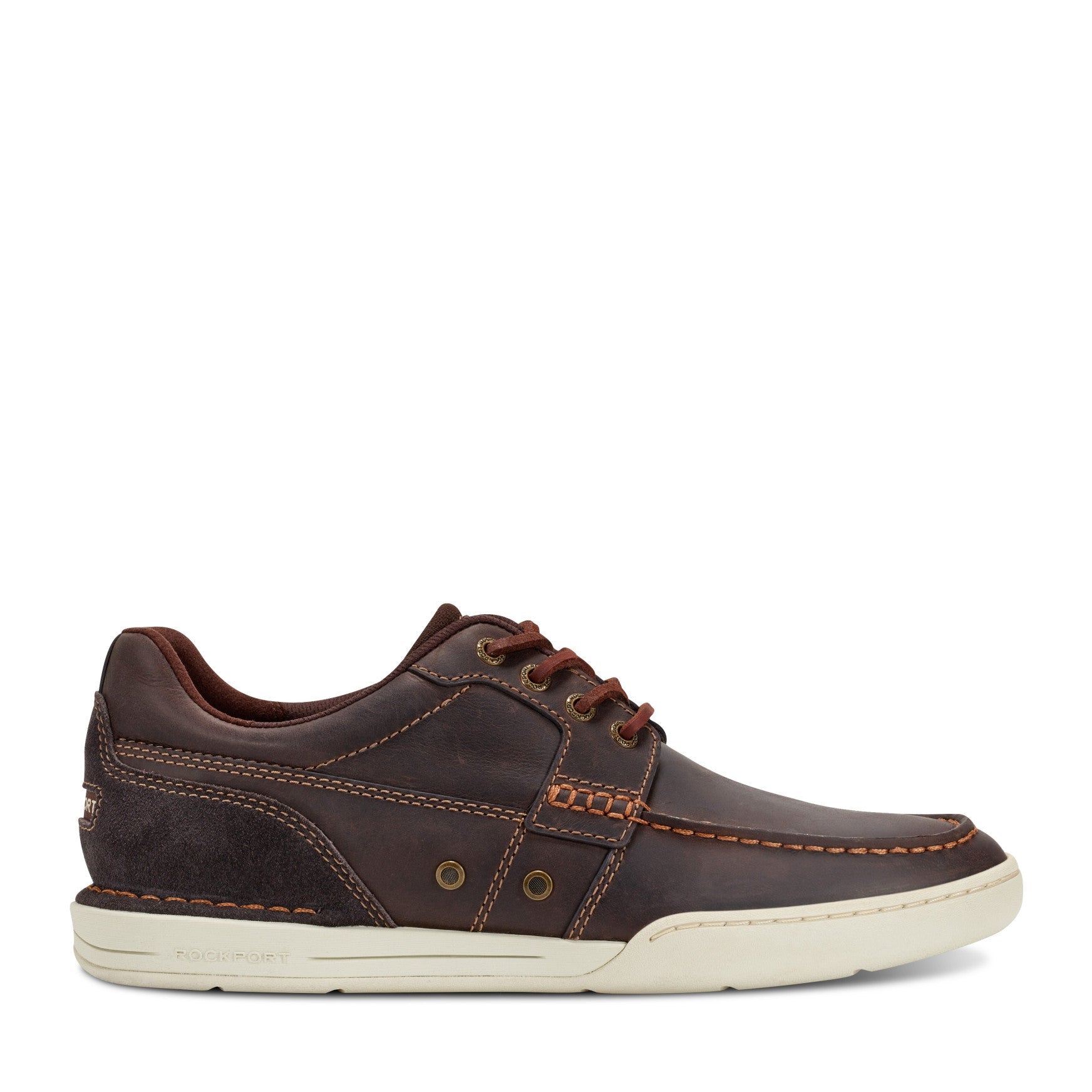 Rockport Wentworth Round Toe Casual Flat Boat Shoe