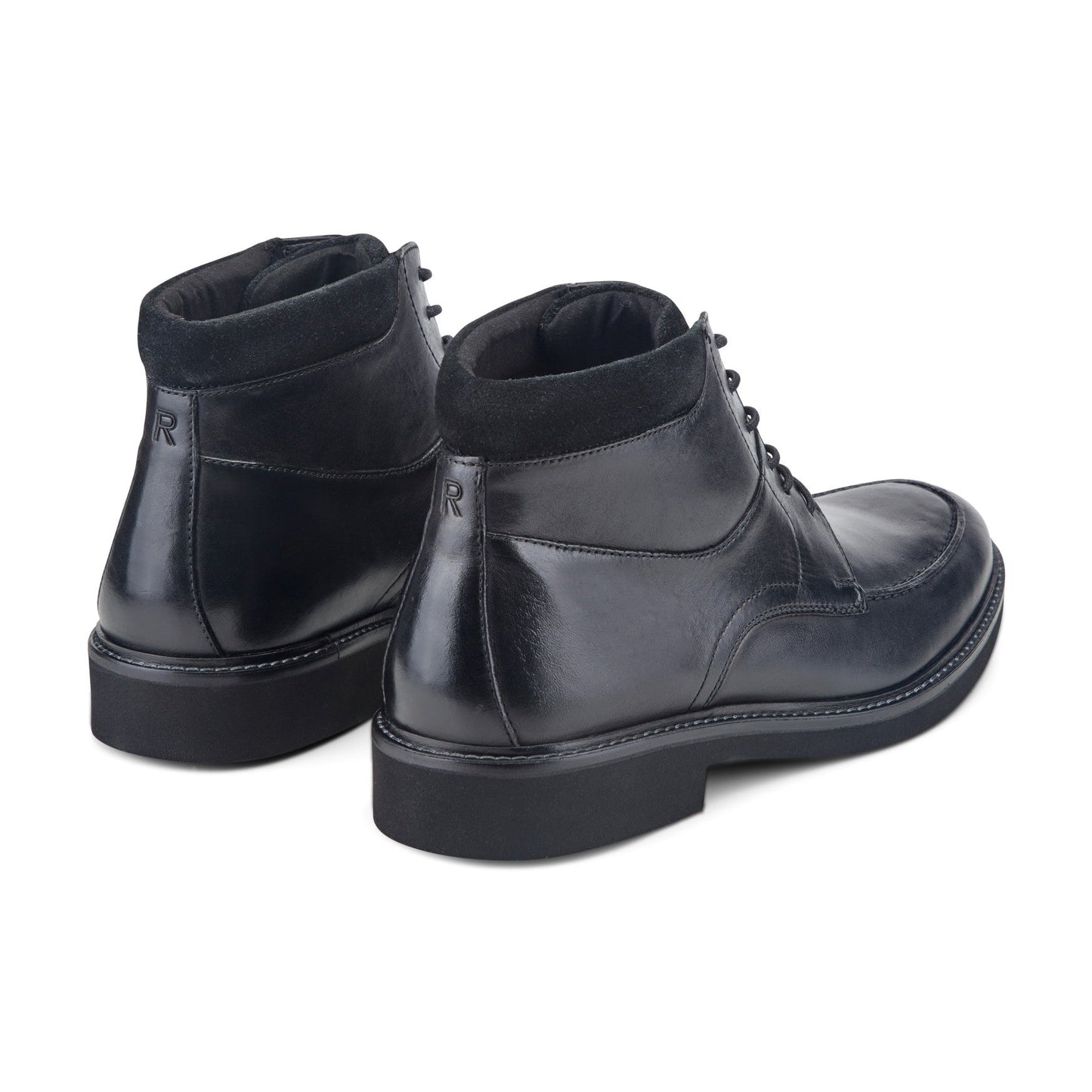 Rockport Macklin Moc Toe Lace-Up Leather Boots