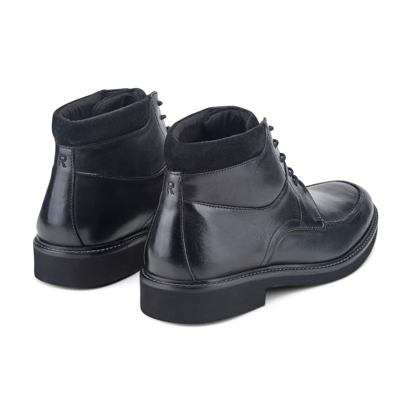 Rockport Macklin Moc Toe Lace-Up Leather Boots