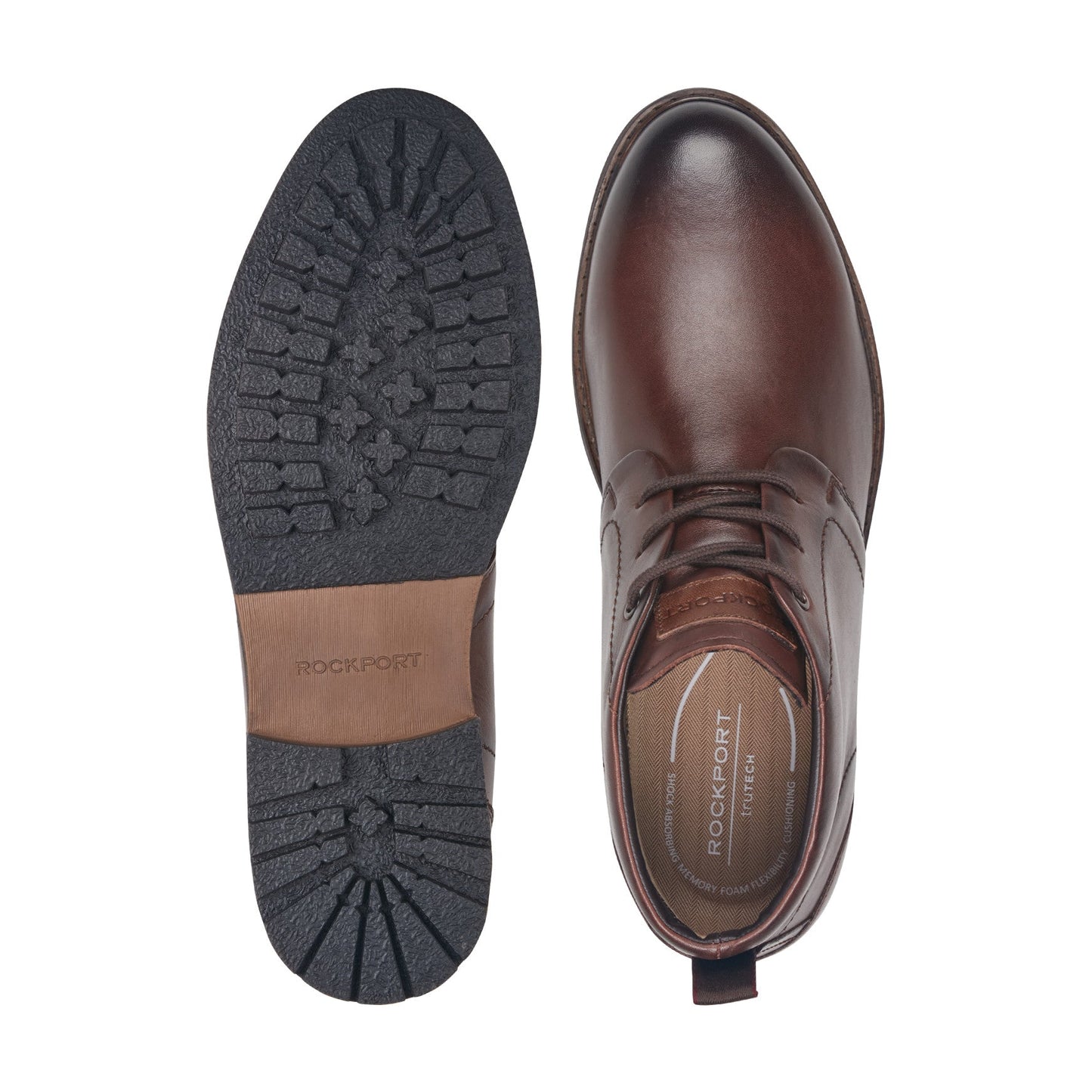 Rockport Tolan Lace-Up Leather Chukka Boots