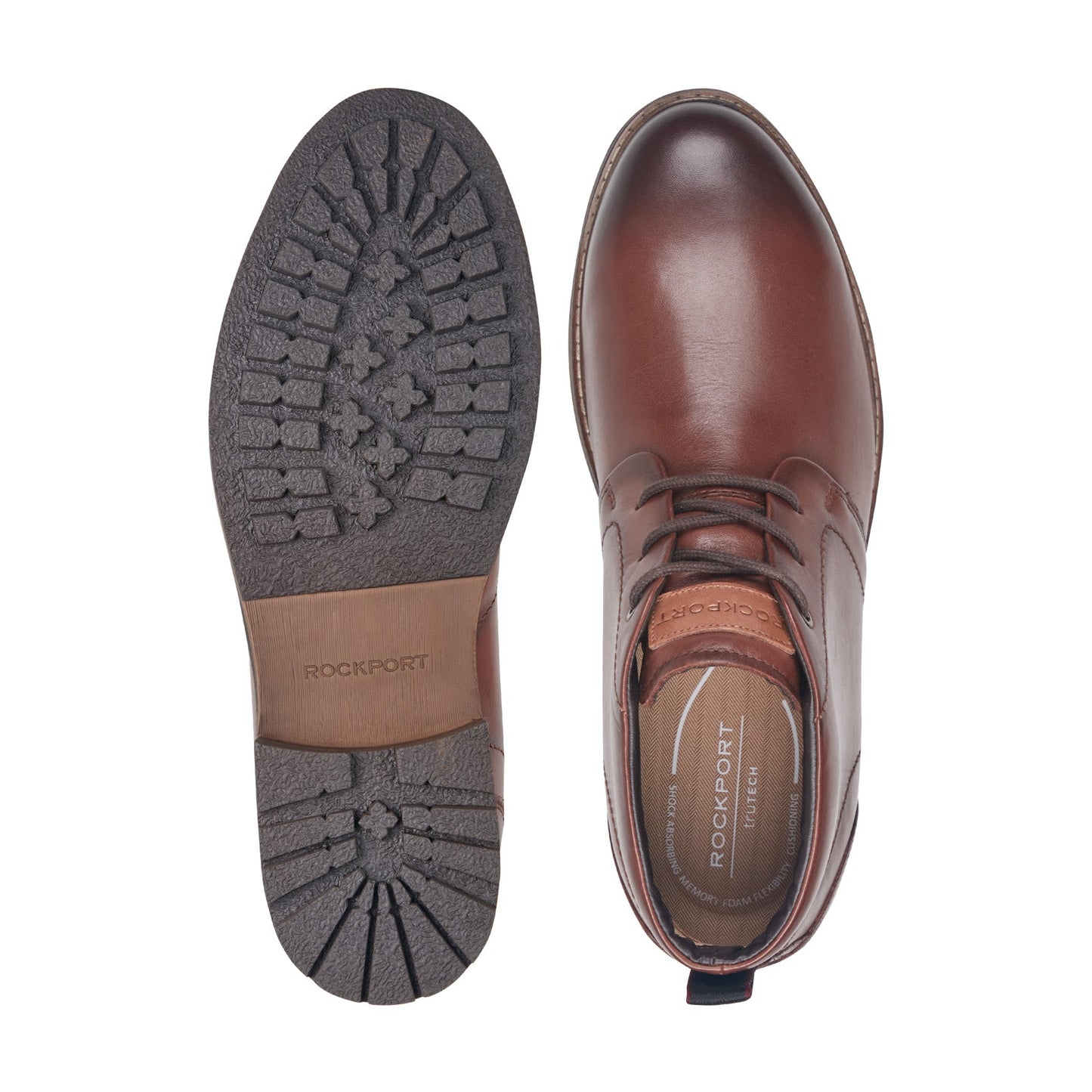 Rockport Tolan Lace-Up Leather Chukka Boots