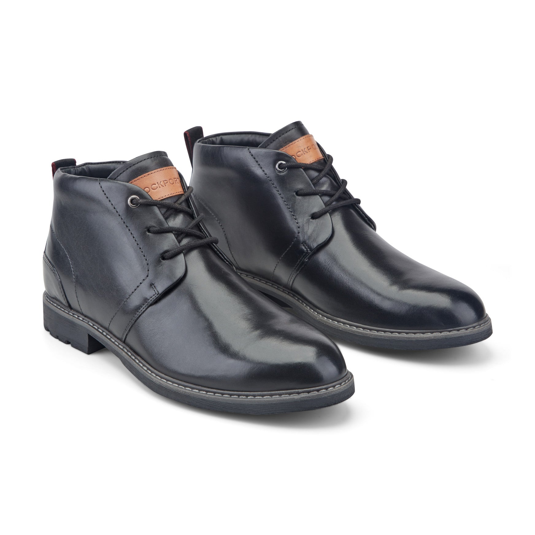 Rockport Tolan Lace-Up Leather Chukka Boots