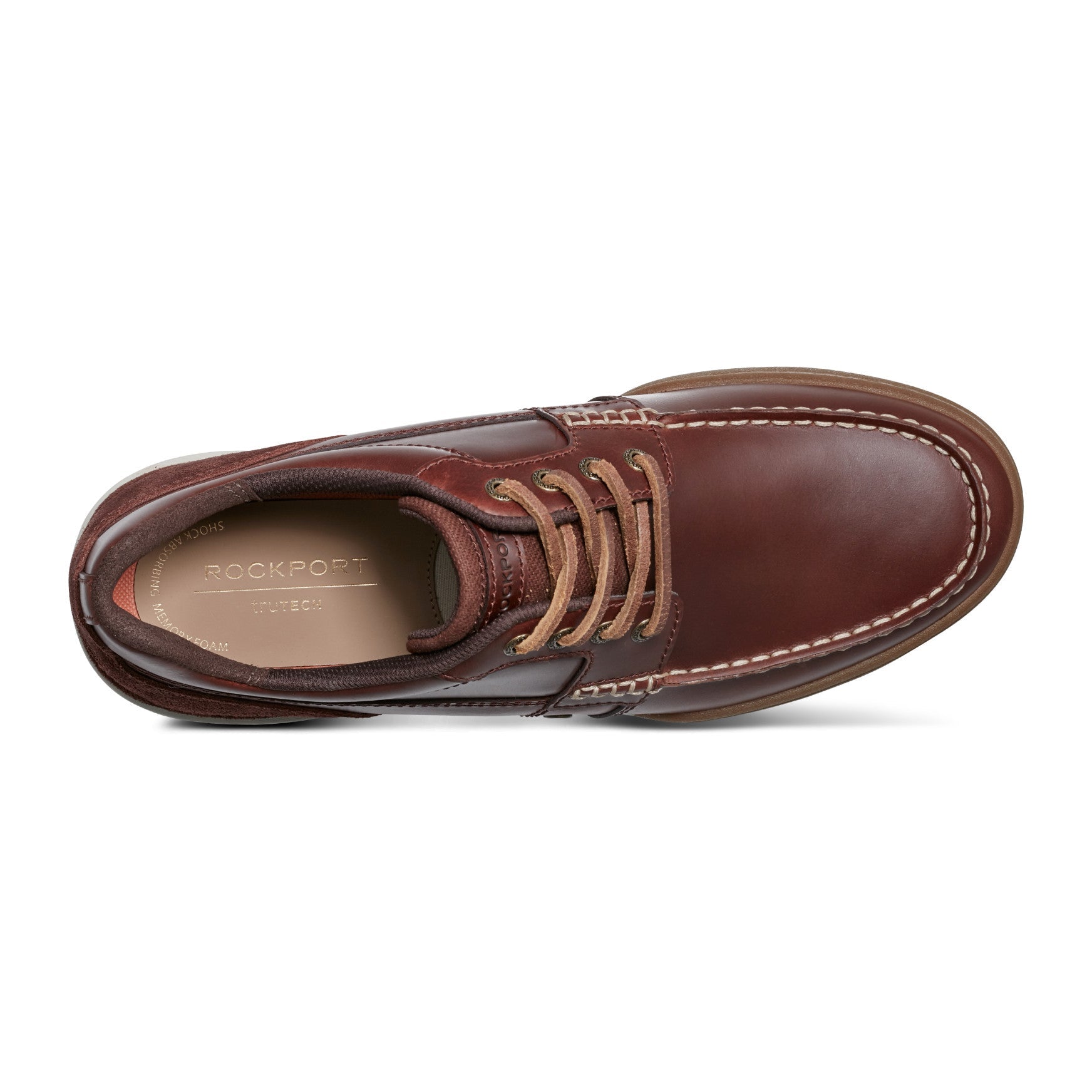 Rockport Wentworth Round Toe Casual Flat Boat Shoe