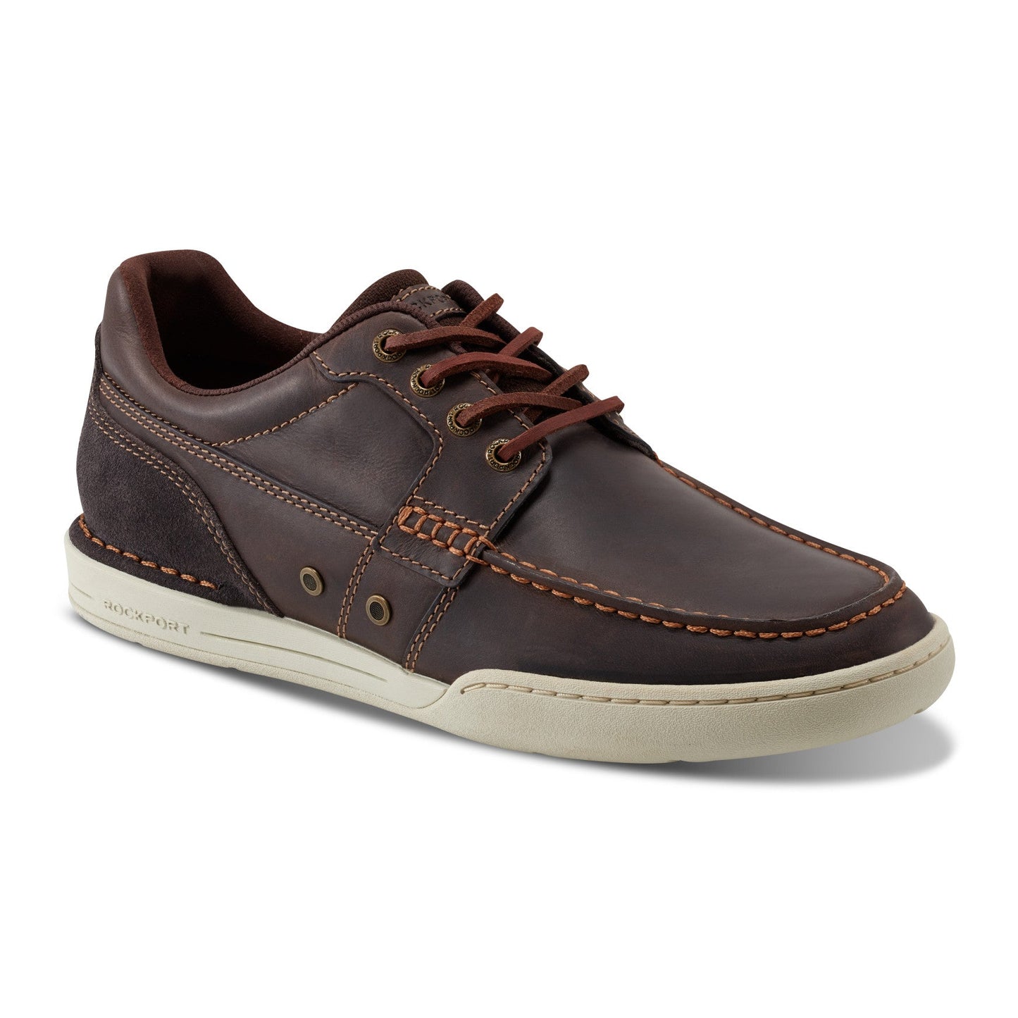 Rockport Wentworth Round Toe Casual Flat Boat Shoe