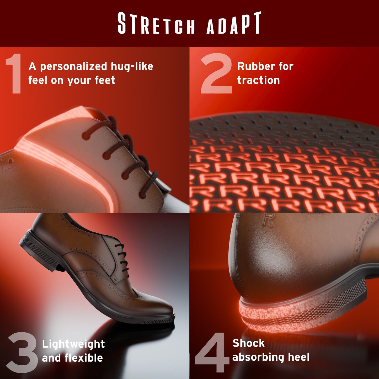 Rockport Keegan Dress Wing Tip Lace-up Oxfords