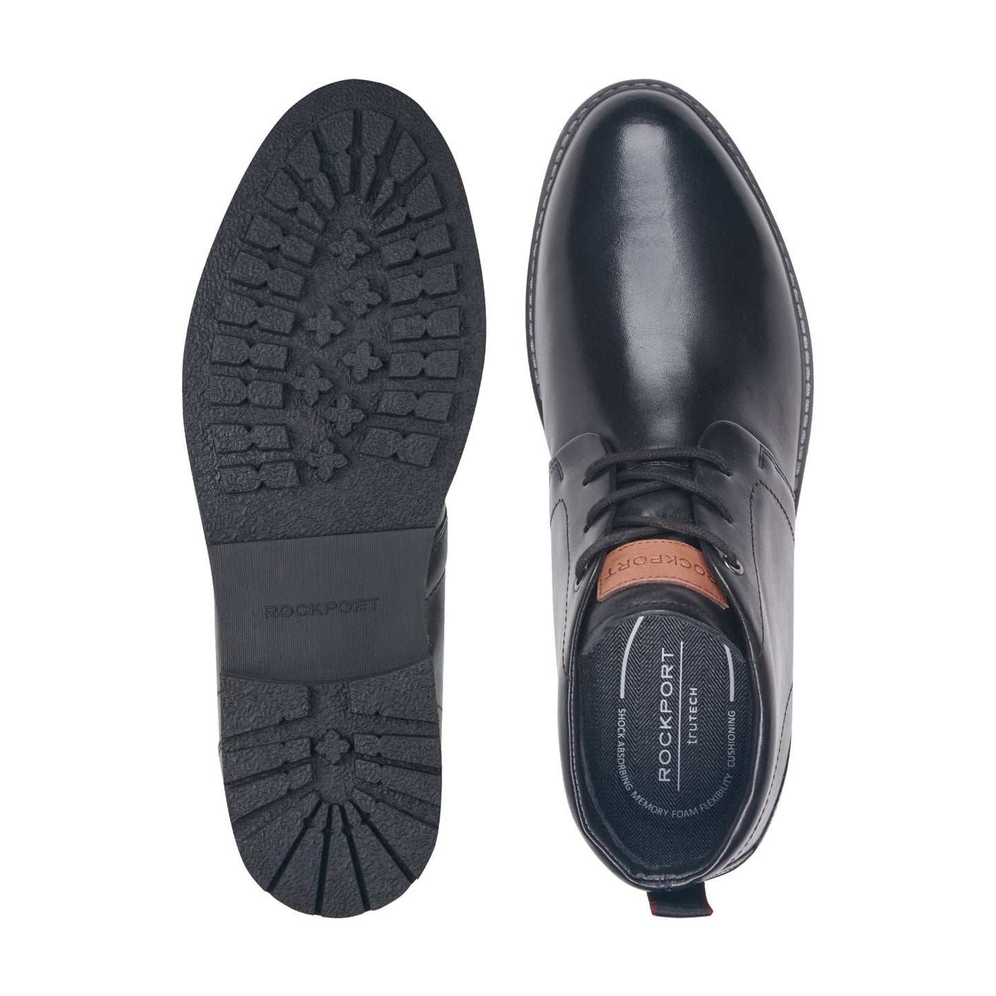 Rockport Tolan Lace-Up Leather Chukka Boots