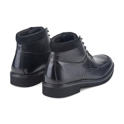 Rockport Macklin Moc Toe Lace-Up Leather Boots