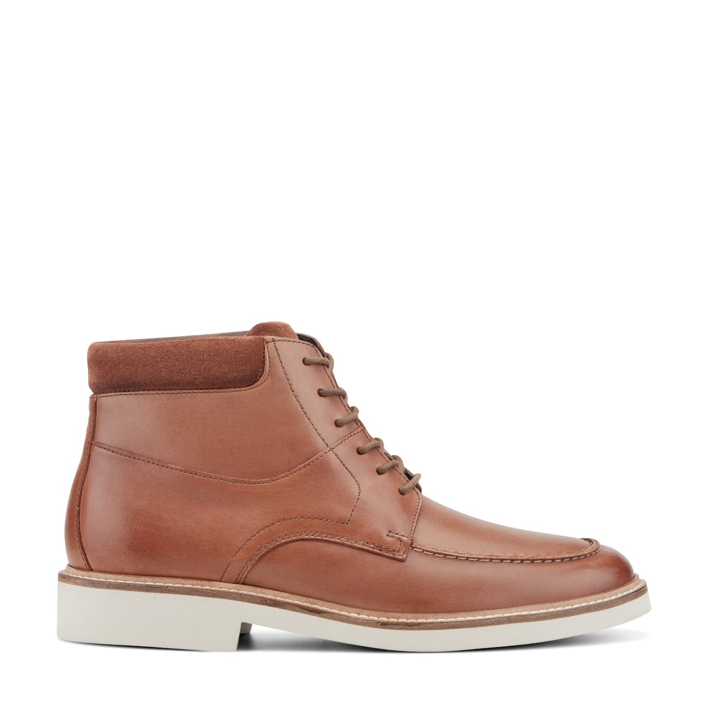 Rockport Macklin Moc Toe Lace-Up Leather Boots