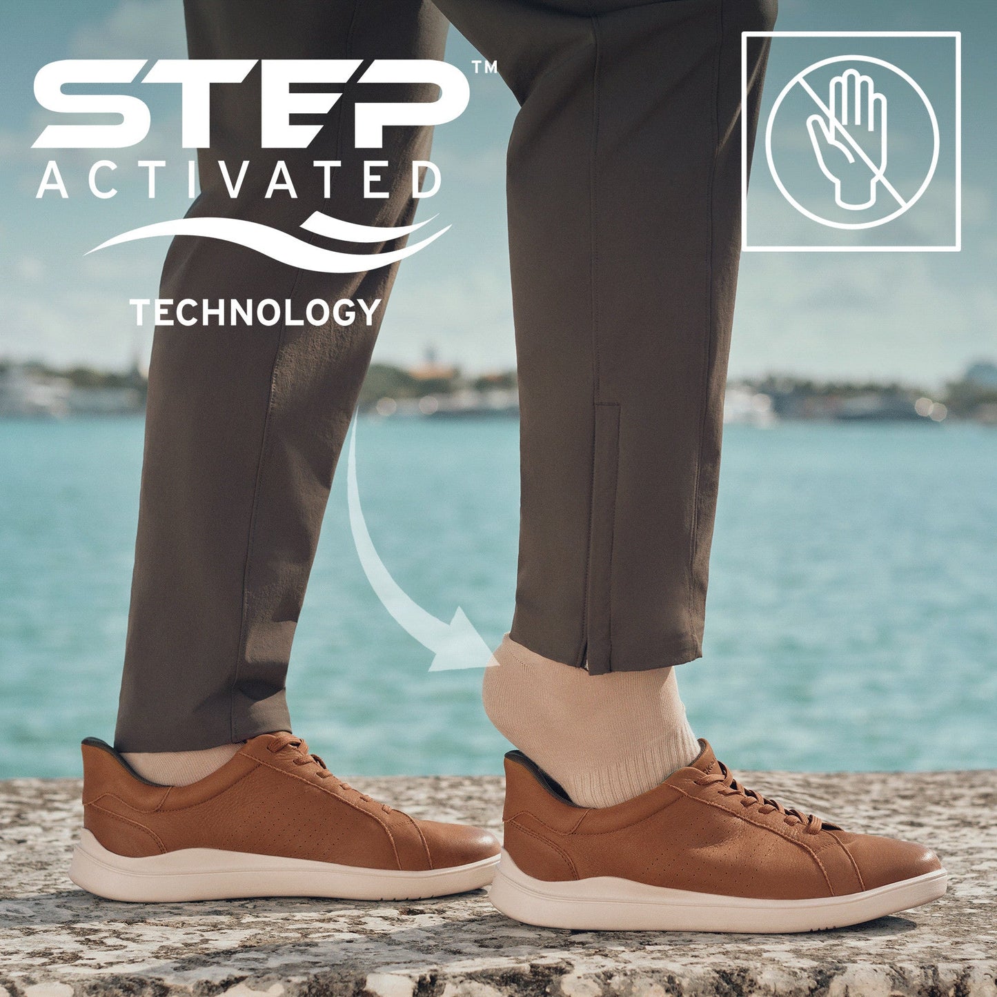 Rockport Tristen Step Activated Lace-Up