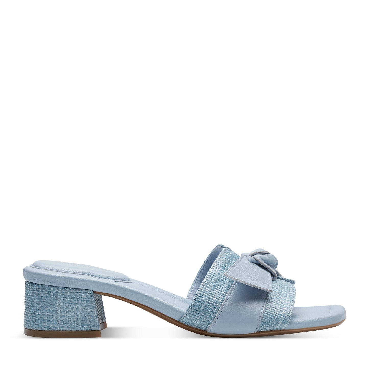 Rockport Carsie Block Heel Square Toe Slip-on Sandals