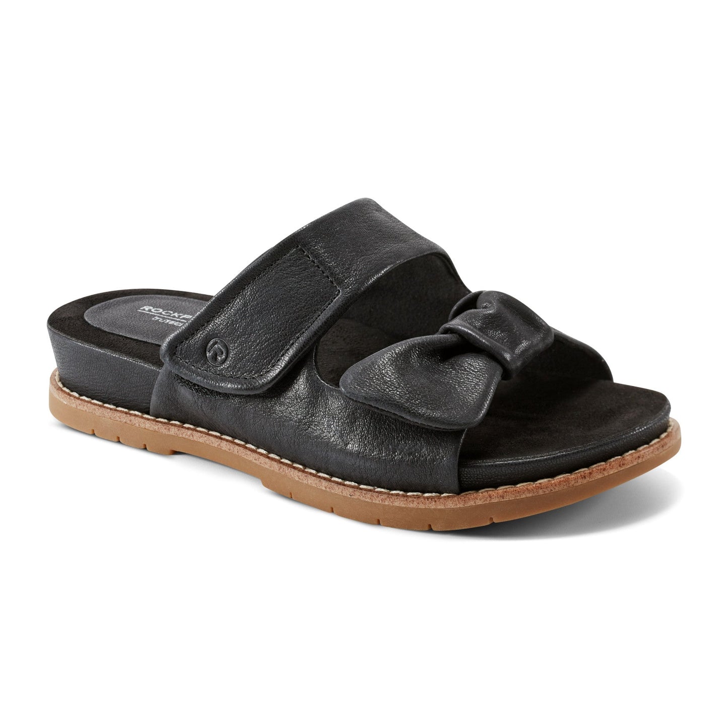 Rockport Zova Slip-on Open Toe Flat Casual Sandals