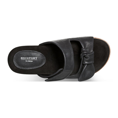 Rockport Zova Slip-on Open Toe Flat Casual Sandals