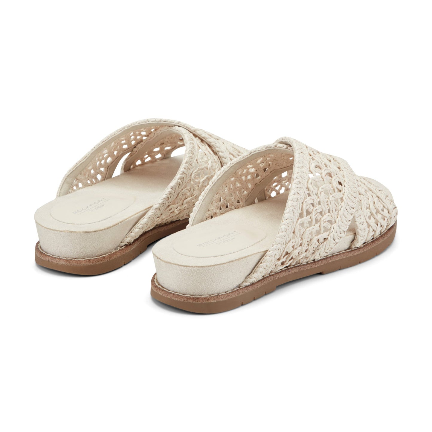 Rockport Zora Open Toe Slip-on Flat Casual Sandals