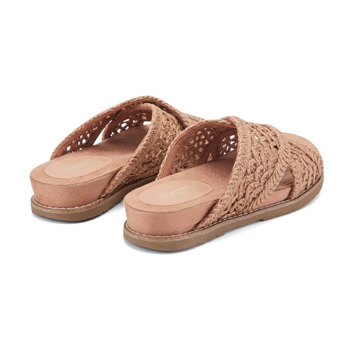 Rockport Zora Open Toe Slip-on Flat Casual Sandals