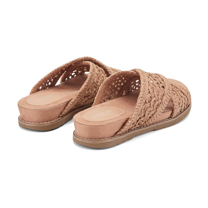 Rockport Zora Open Toe Slip-on Flat Casual Sandals