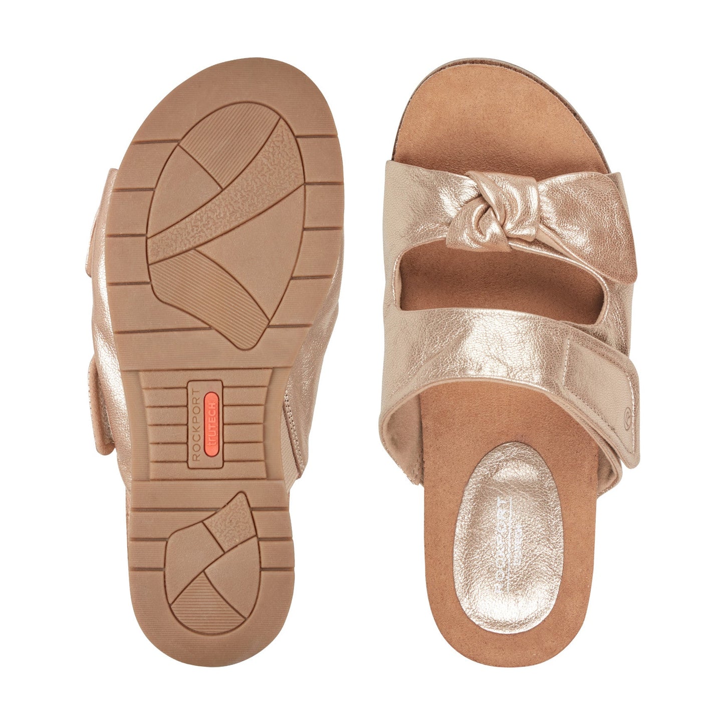 Rockport Zova Slip-on Open Toe Flat Casual Sandals