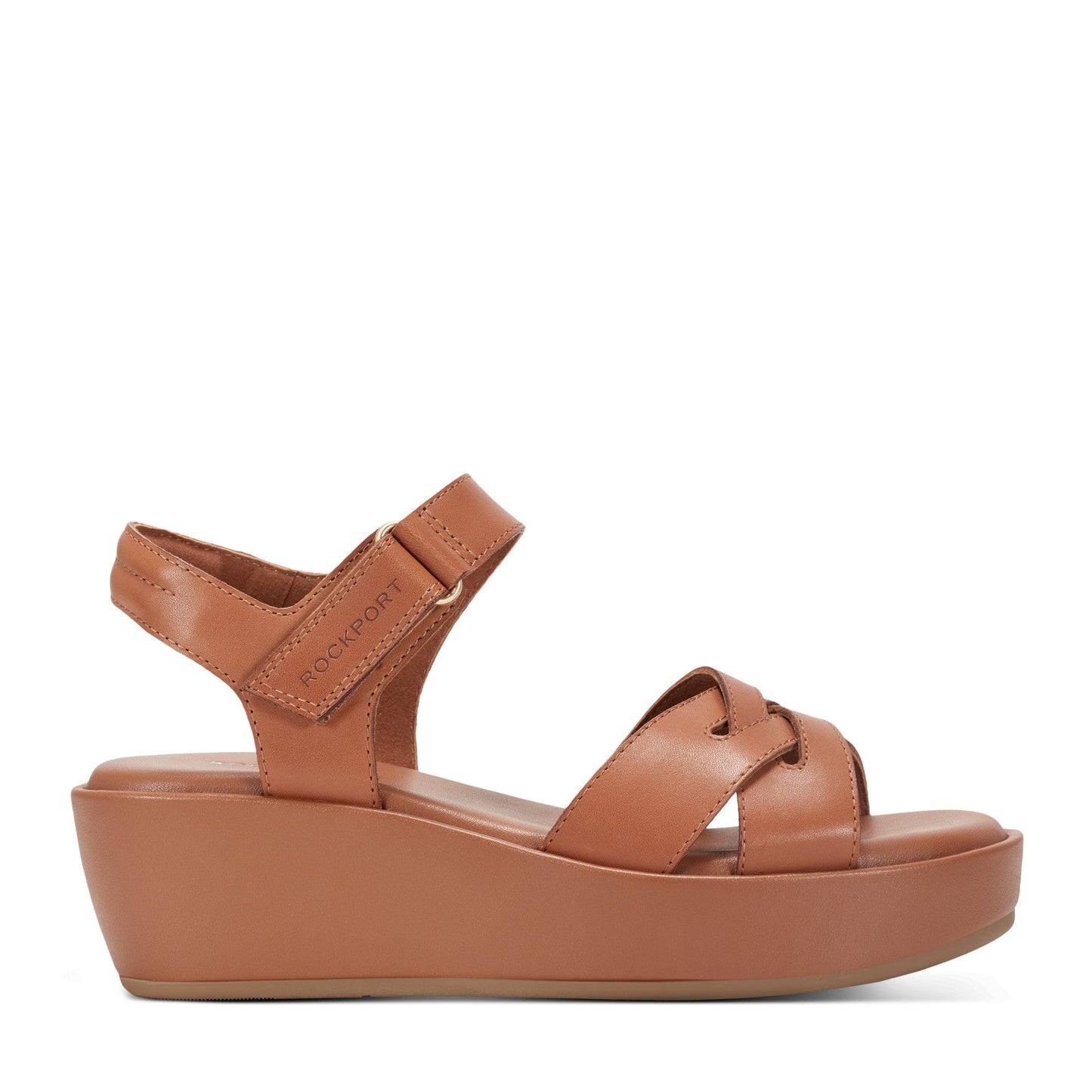 Rockport Amira Strappy Open Toe Casual Wedge Sandals