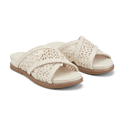 Rockport Zora Open Toe Slip-on Flat Casual Sandals