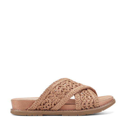 Rockport Zora Open Toe Slip-on Flat Casual Sandals