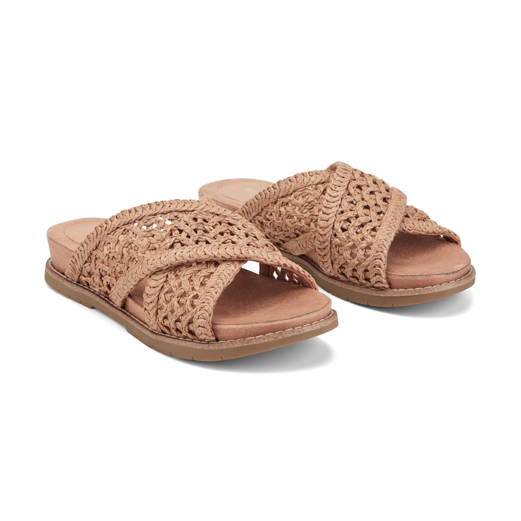 Rockport Zora Open Toe Slip-on Flat Casual Sandals