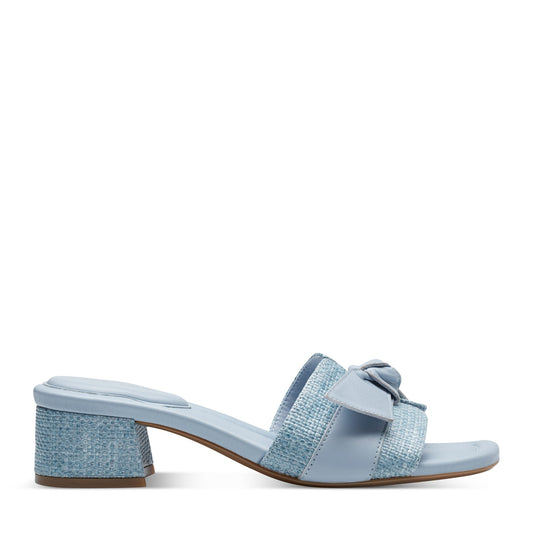 Rockport Carsie Block Heel Square Toe Slip-on Sandals