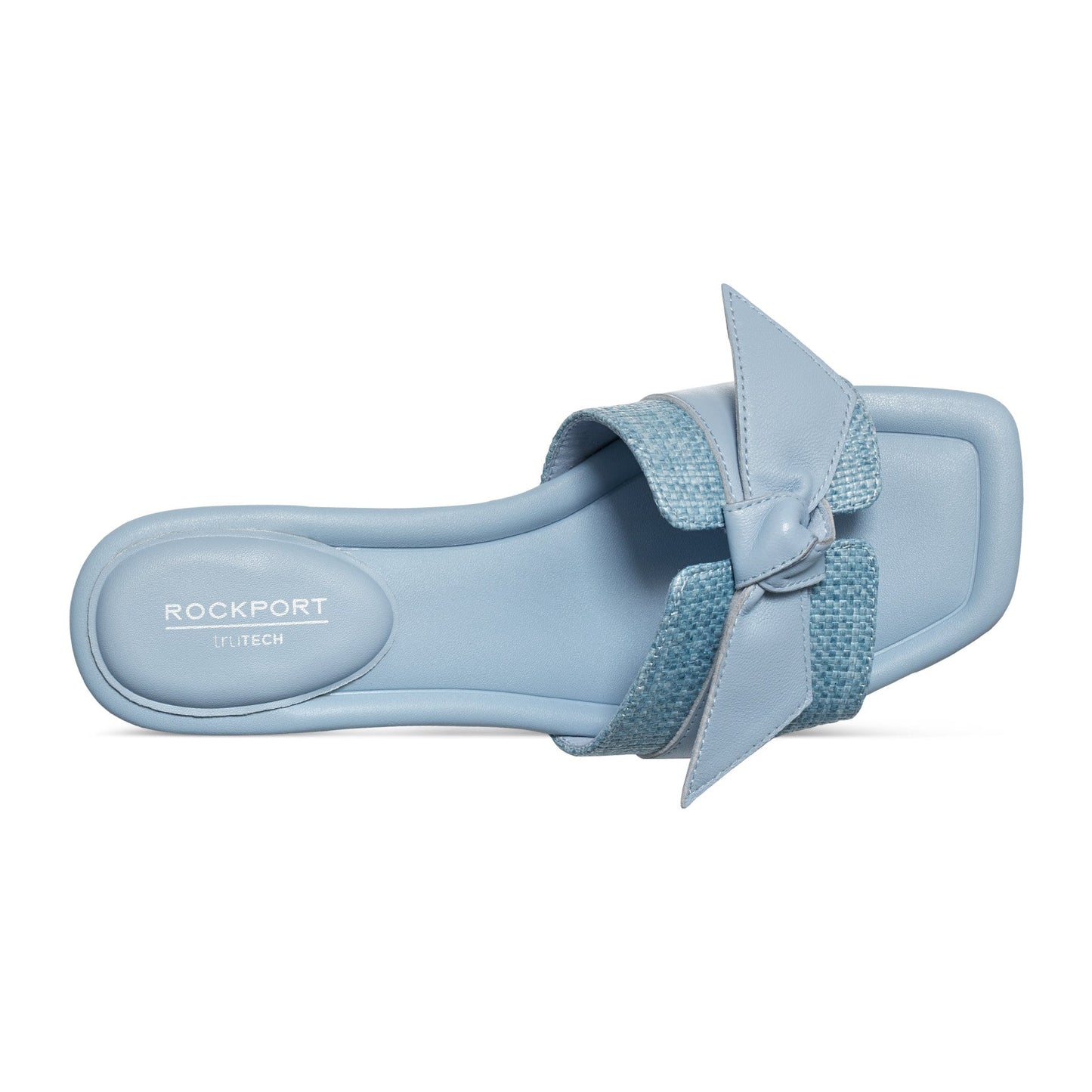 Rockport Carsie Block Heel Square Toe Slip-on Sandals