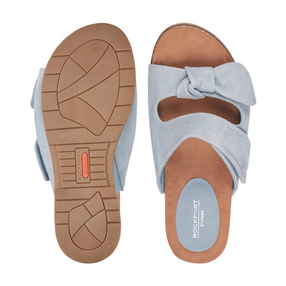 Rockport Zova Slip-on Open Toe Flat Casual Sandals