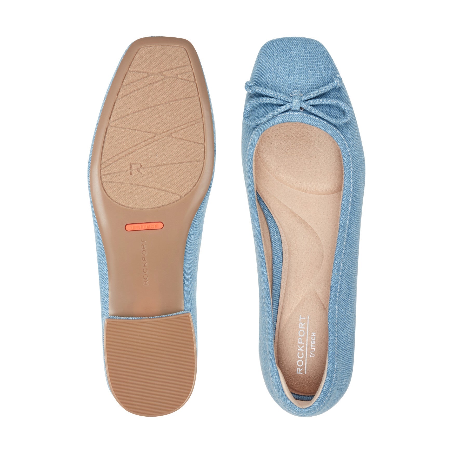 Rockport Sadie Square Toe Slip-on Ballet Dress Flats