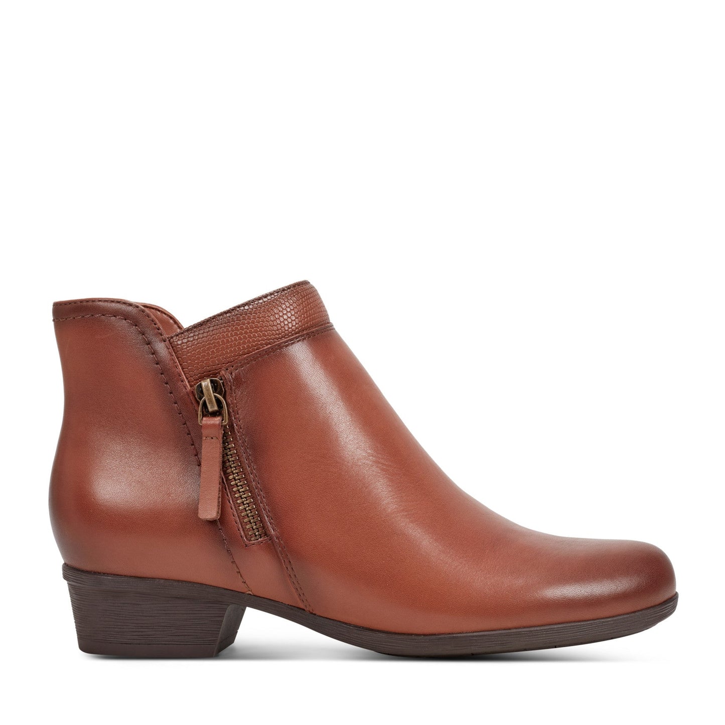 Rockport Carly Side Zip Casual Ankle Booties