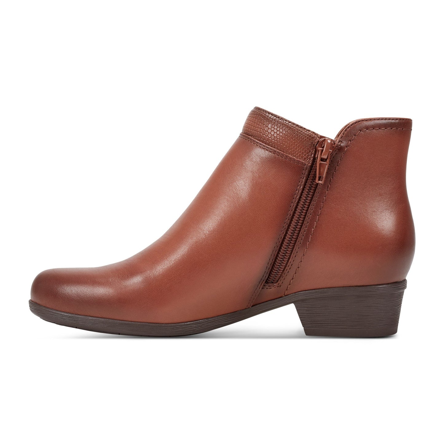 Rockport Carly Side Zip Casual Ankle Booties