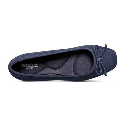 Rockport Sadie Square Toe Slip-on Ballet Dress Flats