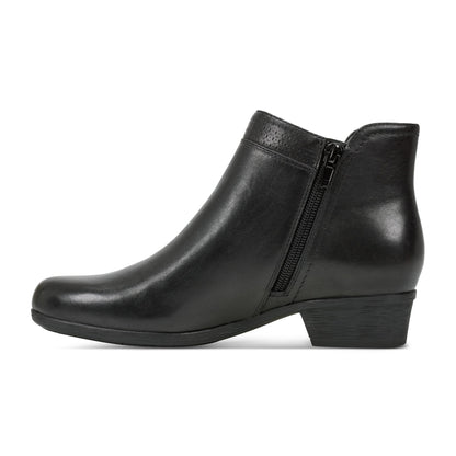 Rockport Carly Side Zip Casual Ankle Booties
